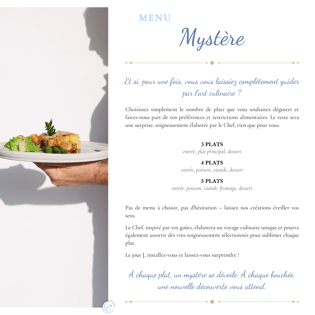 Menu Mystère